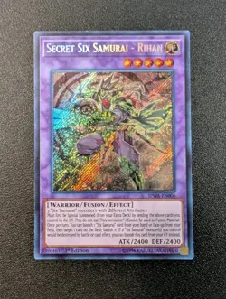 Secret Six Samurai - Rihan SPWA-EN006 Secret Rare 1st Edition LP - Image 1