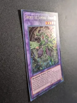 Secret Six Samurai - Rihan SPWA-EN006 Secret Rare 1st Edition LP - Image 3