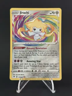 Jirachi 119/185 Swsh04: Vivid Voltage Amazing Rare Holo - Pokemon TCG - Image 2