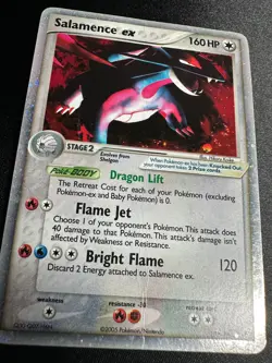 Salamence ex 103/107 ex Deoxys POKEMON 2005 *CREASE* - Image 2