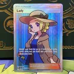 Lady SV86/SV94 Ultra Rare Hidden Fates Shiny Vault Pokemon Near Mint - Image 1