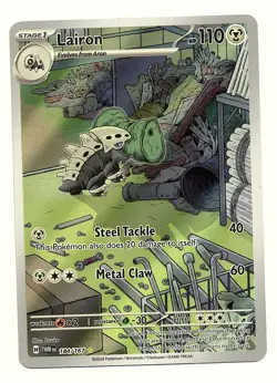 Pokemon TCG Lairon Twilight Masquerade Illustration 184/167 - Image 1