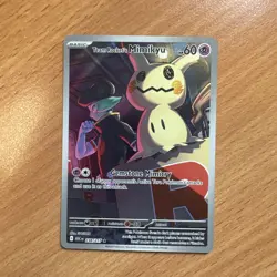 Pokemon TCG Team Rocket's Mimikyu ASC 238/217 Secret Rare Near Mint Pack Fresh - Image 1