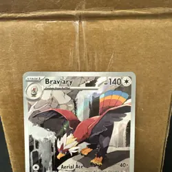 Braviary 155/086 Illustration Rare Black Bolt Pokemon TCG Near mint ships fast - Image 2