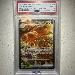 2024 Pokemon SCR en Dachsbun EX Special Illustration Rare - PSA 9 - Image 4