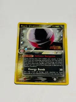 Pokemon TCG Dark Electrode 4/109 Team Rocket Returns Holo 2004 - Image 1