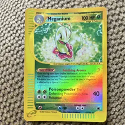 Pokemon Meganium Expedition 018/165 Reverse Holo 2002 100 HP - Image 1