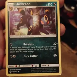 Umbreon 120/214 Cosmos Holo SM Lost Thunder Pokemon Holo Foil Rare Nice! - Image 1