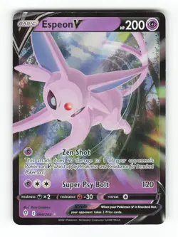 Espeon V 064/203 Holo V Rare Evolving Skies Pokemon Near Mint - Image 1
