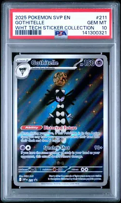 2025 POKEMON SVP EN-SV BLACK STAR PROMO #211 GOTHITELLE PSA 10 - Image 1