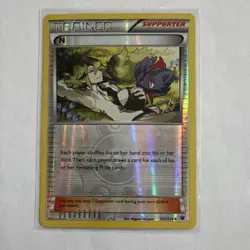 Pokemon N Supporter Trainer Uncommon Fates Collide 105/124 Reverse Holofoil - Image 1