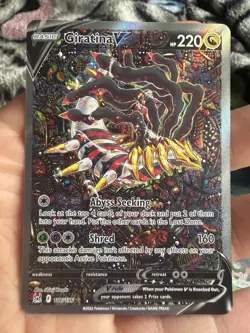 Pokemon Giratina V 186/196 Lost Origin Alt Full Art Holo UR Eng 220HP 🔥🔥🔥 - Image 2