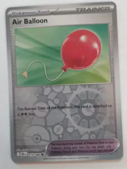 Air Balloon 079/086 Uncommon Black Bolt Pokemon Reverse Holo Near Mint - Image 1