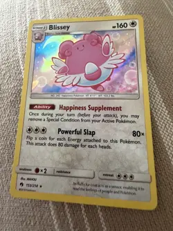Blissey 153/214 Cosmos Holo Rare - 2018 Pokemon Lost Thunder LP - Image 1