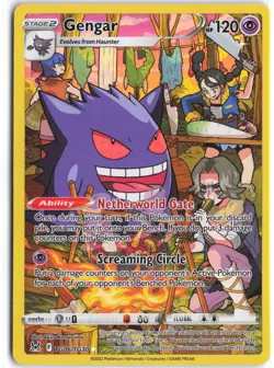 Gengar TG06/TG30 Holo Lost Origin Trainer Gallery Pokemon NM - Image 1