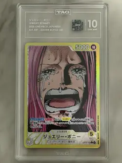 Jewelry Bonney 2025 One Piece Japanese Alt Art Leader OP13-100 TAG 10 - Image 1