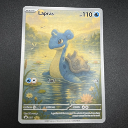 Pokemon Lapras Limited Promo Doujin ACG DIY Full Art Card NO HOLO - Image 1