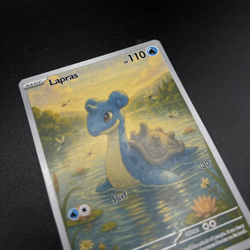Pokemon Lapras Limited Promo Doujin ACG DIY Full Art Card NO HOLO - Image 2