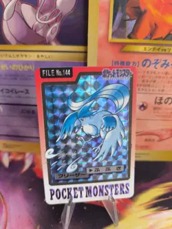 Pokemon Karte Card japanese carddass Pocket monsters 1997 Articuno Arktos NM- - Image 1