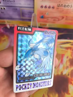 Pokemon Karte Card japanese carddass Pocket monsters 1997 Articuno Arktos NM- - Image 2