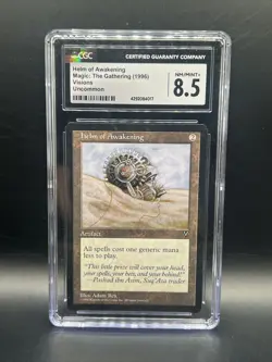 CGC 8.5 HELM OF AWAKENING MTG 1996 VISIONS VINTAGE - Image 1