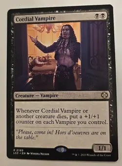 Cordial Vampire Commander: the Lost Caverns of Ixalan MTG Regular Near Mint - Image 1