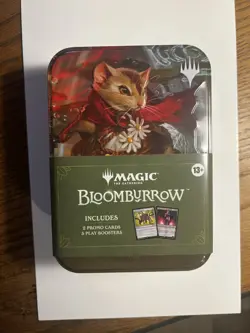 MTG Bloomburrow Mouse Collector Tin Sealed Magic the Gathering Unopened Mint - Image 1
