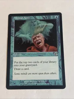 MTG Magic the Gathering Card LP - Mental Note Judgement - Image 1