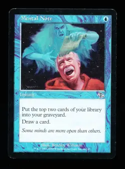 * * 1x Mental Note x1 * * Judgment MTG LP Lightly Played - Image 1