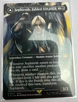 Sephiroth, Fabled SOLDIER (Borderless) (0317) Final Fantasy NM - Image 1