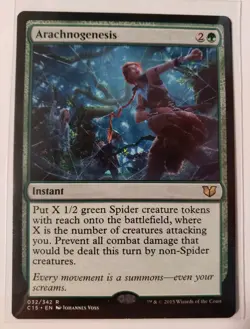 1x Arachnogenesis Commander 2015 Magic - Light Play Fast Shipping - Image 1