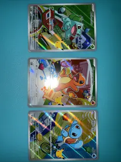 Charmander Bulbasaur Squirtle Pokemon TCG First Partner Illustration Collection - Image 1