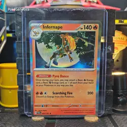 Infernape Twilight Masquerade Holo Pokemon TCG 033/167 Scarlet & Violet Rare - Image 1