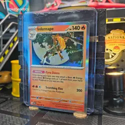 Infernape Twilight Masquerade Holo Pokemon TCG 033/167 Scarlet & Violet Rare - Image 2