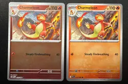 Two-pack Pokemon Chameleon 12/94 Reverse Holo + Base Phantasmal Flames - Image 1