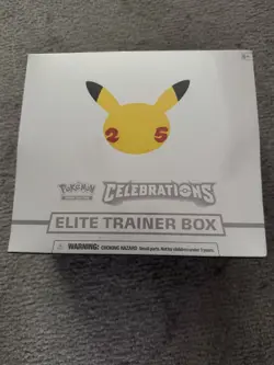 Pokemon TCG: 25th Anniversary Celebrations Elite Trainer Box (2021) 820650809439 - Image 1