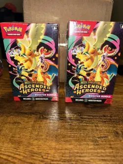 Pokemon TCG: Mega Evolution – Ascended Heroes Booster Bundle Lot (2 Boxes) - Image 1