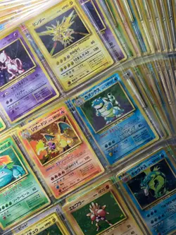 ALL SWIRLS! Base Set 100% Complete 102/102 MASTER SET Japanese Pokemon Cards - Image 1