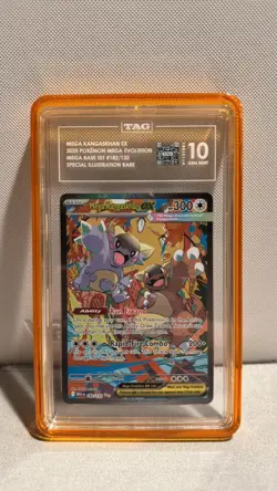 Tag 10 Mega Kangaskhan ex 182/132 SIR MEG Pokemon English - Image 1
