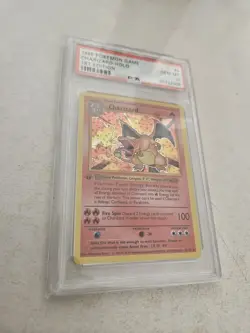 CGC 10 Charizard BASE SET UNLIMITED HOLO Rare #4 GEM MINT Low Pop POKEMON - Image 1