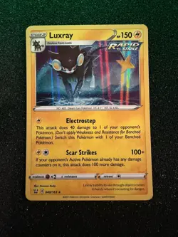 Pokemon TCG Luxray Sword & Shield - Battle Styles 048/163 Holo Holo Rare - Image 1