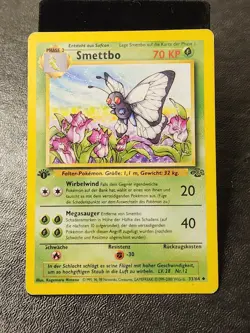 GERMAN! Smettbo / Butterfree - 33/64 Dschungel - 1st Edition Tcg Card Pokemon - Image 1