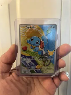 Pokemon Squirtle 039 First Partner Illustration Full Art Holo Promo - Image 1