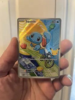 Pokemon Squirtle 039 First Partner Illustration Full Art Holo Promo - Image 2