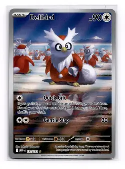 Delibird 152/132 Illustration Rare Mega Evolution Pokemon Near Mint - Image 1