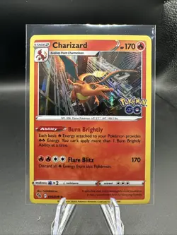Pokemon TCG Charizard Pokemon Go Holo Card 010/078 - Image 1