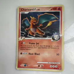 Pokemon TCG Charizard G 20/147 Supreme Victors Rare 100 HP Card 2009 English - Image 1