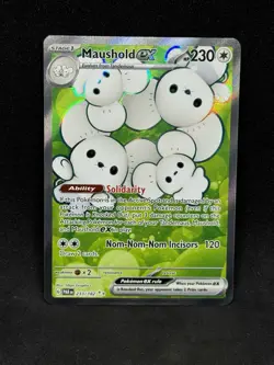 Pokemon Maushold EX Paradox Rift 233/182 PSA 10 Contender - Image 1