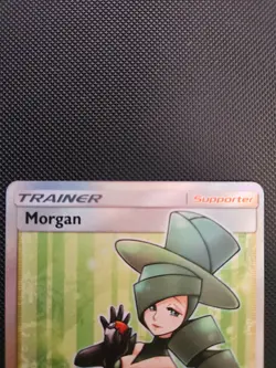 Pokemon Morgan Ultra Rare Full Art Holo Trainer SM-Team Up 178/181 Card - Image 3