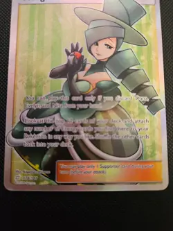 Pokemon Morgan Ultra Rare Full Art Holo Trainer SM-Team Up 178/181 Card - Image 4